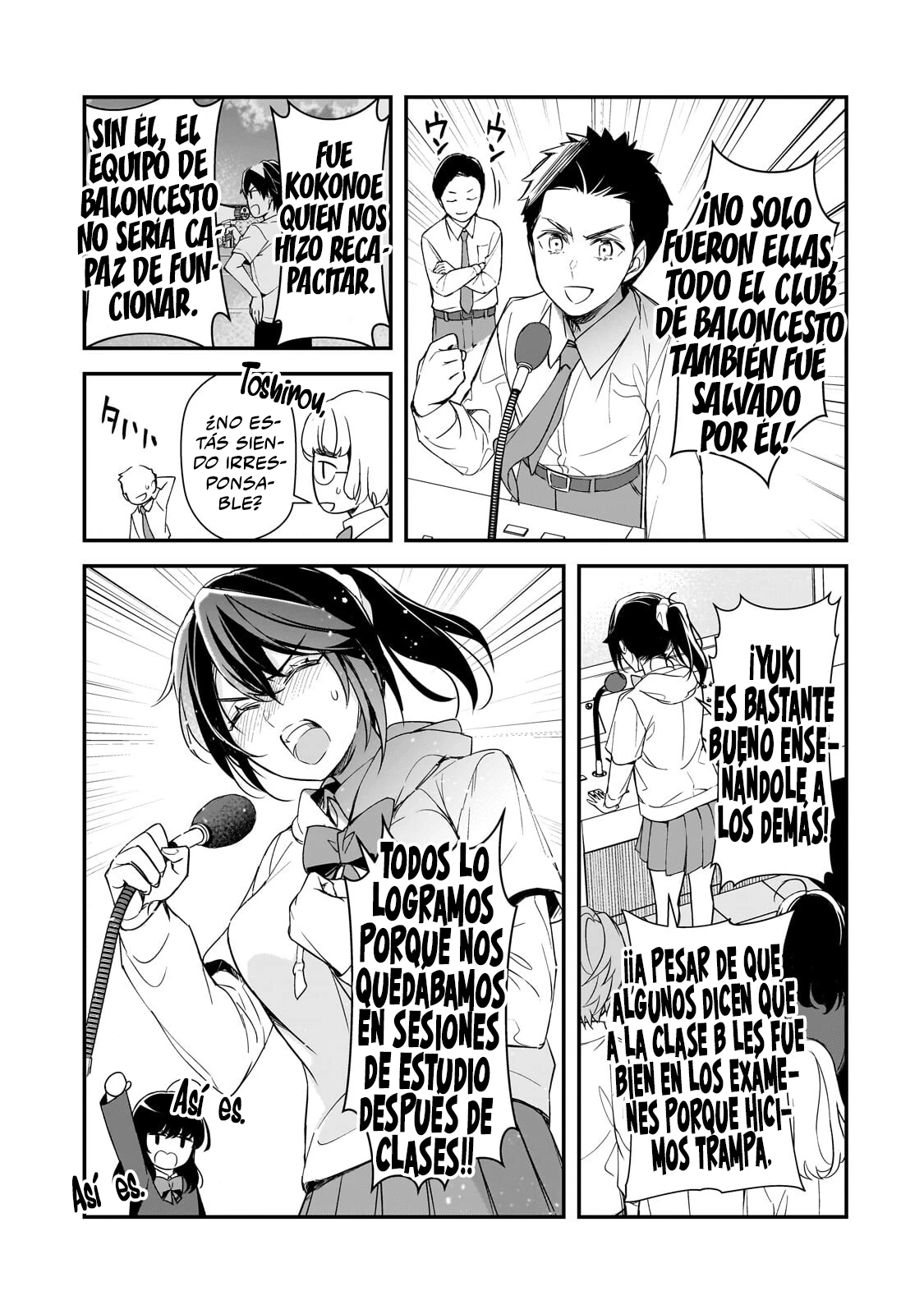 Las Chicas que me Traumatizaron me estan Mirando, pero Desafortunadamente es Demasiado Tarde capítulo 27.2, página 4