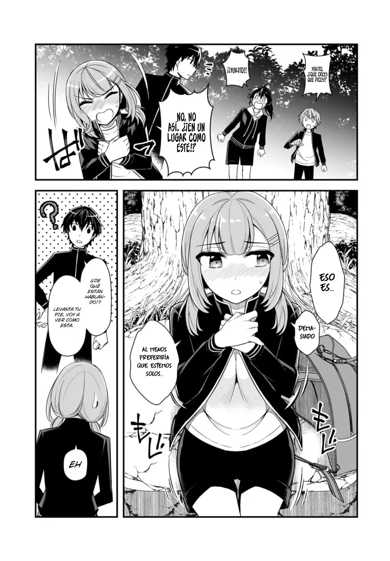 Las Chicas que me Traumatizaron me estan Mirando, pero Desafortunadamente es Demasiado Tarde capítulo 3.1, página 16