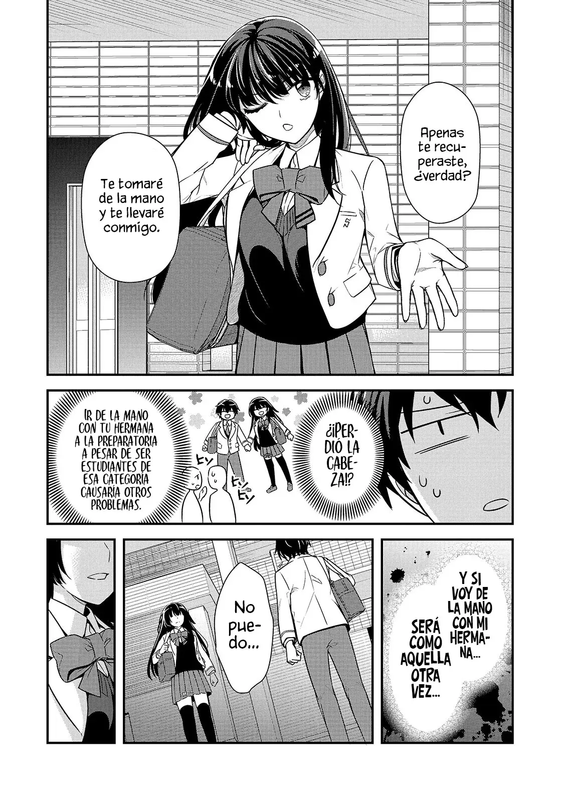 Las Chicas que me Traumatizaron me estan Mirando, pero Desafortunadamente es Demasiado Tarde capítulo 5.1, página 4