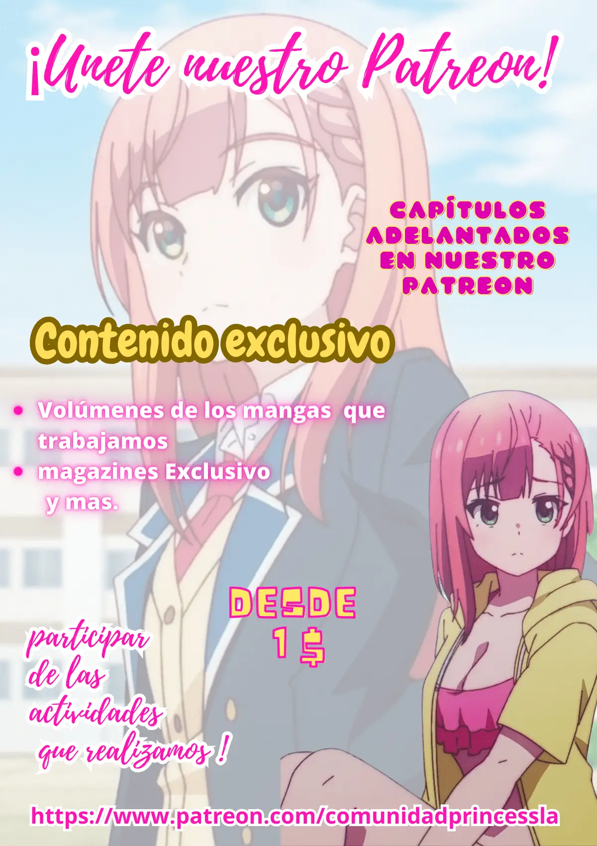 Las Chicas que me Traumatizaron me estan Mirando, pero Desafortunadamente es Demasiado Tarde capítulo 7.1, página 2