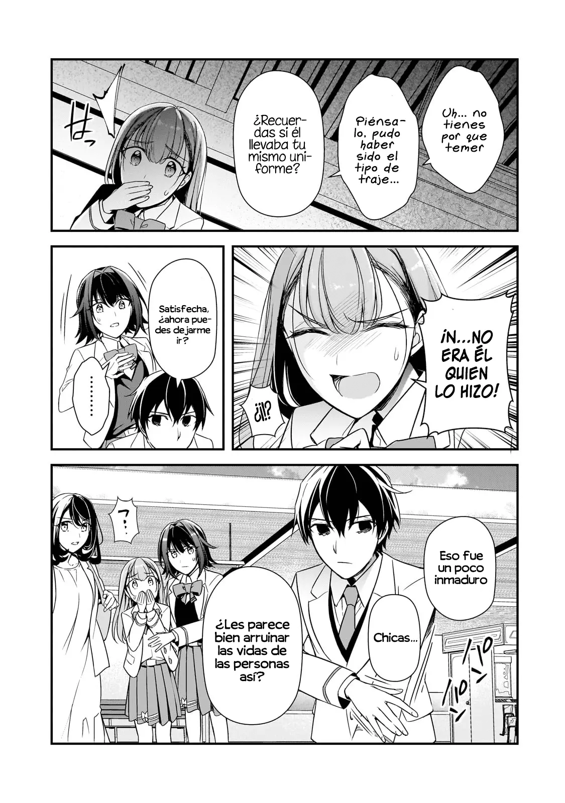 Las Chicas que me Traumatizaron me estan Mirando, pero Desafortunadamente es Demasiado Tarde capítulo 8.1, página 14