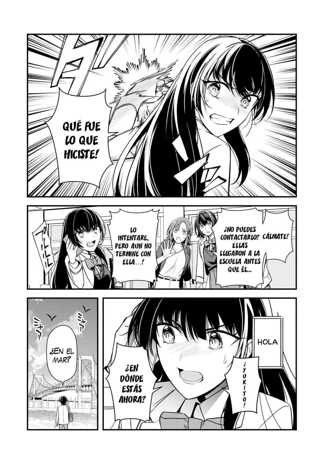 Las Chicas que me Traumatizaron me estan Mirando, pero Desafortunadamente es Demasiado Tarde capítulo 8.2, página 8