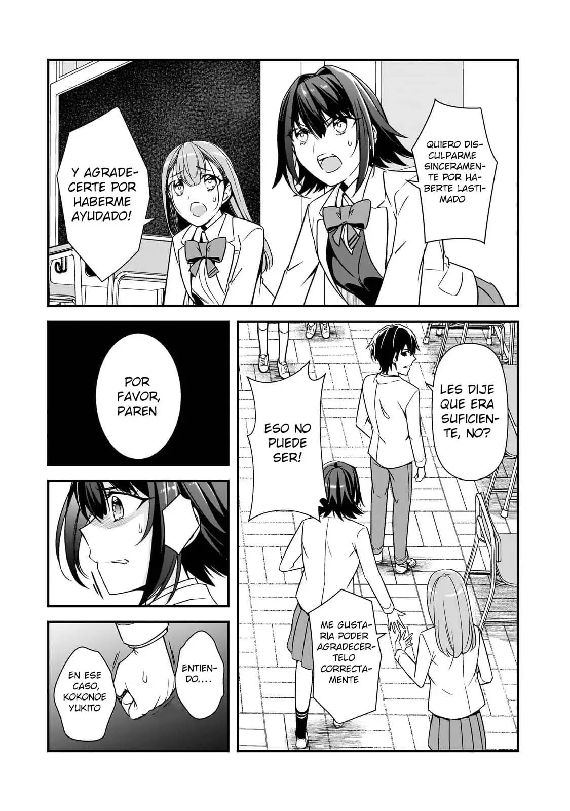 Las Chicas que me Traumatizaron me estan Mirando, pero Desafortunadamente es Demasiado Tarde capítulo 9.1, página 4
