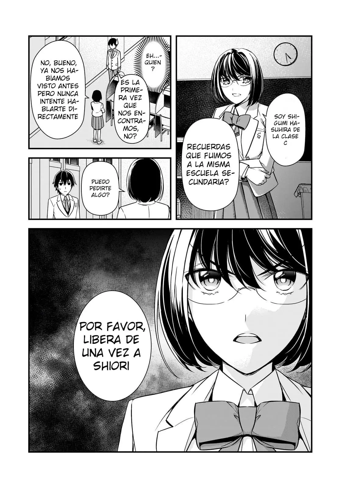 Las Chicas que me Traumatizaron me estan Mirando, pero Desafortunadamente es Demasiado Tarde capítulo 9.2, página 1