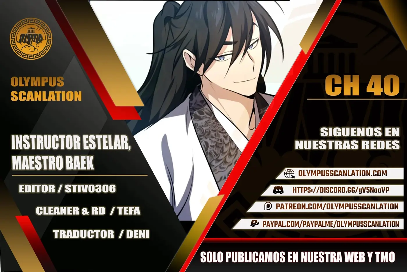 Instructor Estelar Maestro Baek capítulo 40, página 1