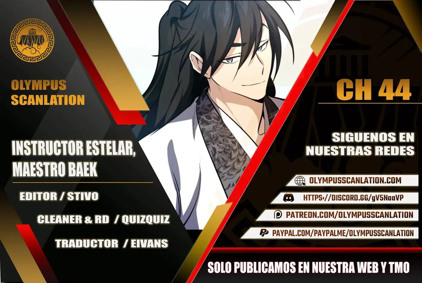 Instructor Estelar Maestro Baek capítulo 44, página 1