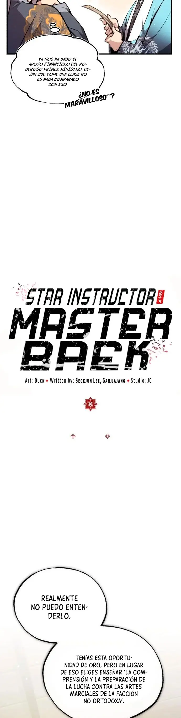Instructor Estelar Maestro Baek capítulo 50, página 7