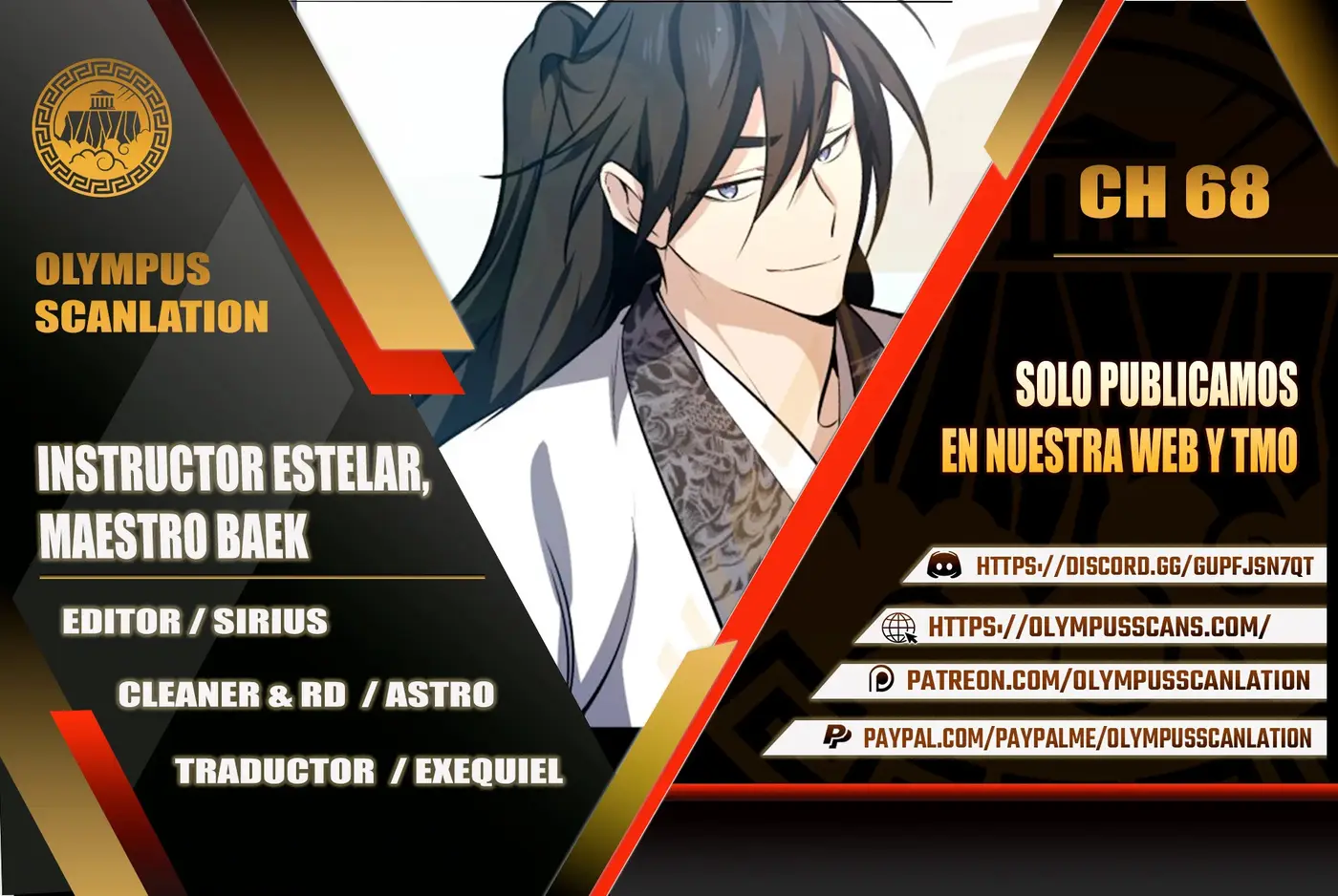 Instructor Estelar Maestro Baek capítulo 68, página 1