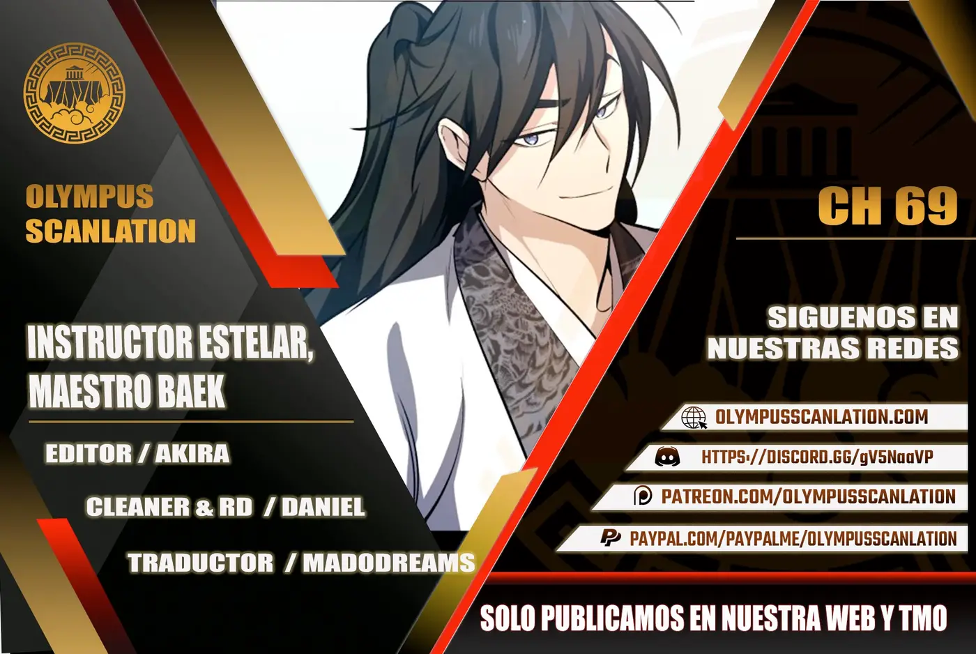 Instructor Estelar Maestro Baek capítulo 69, página 1