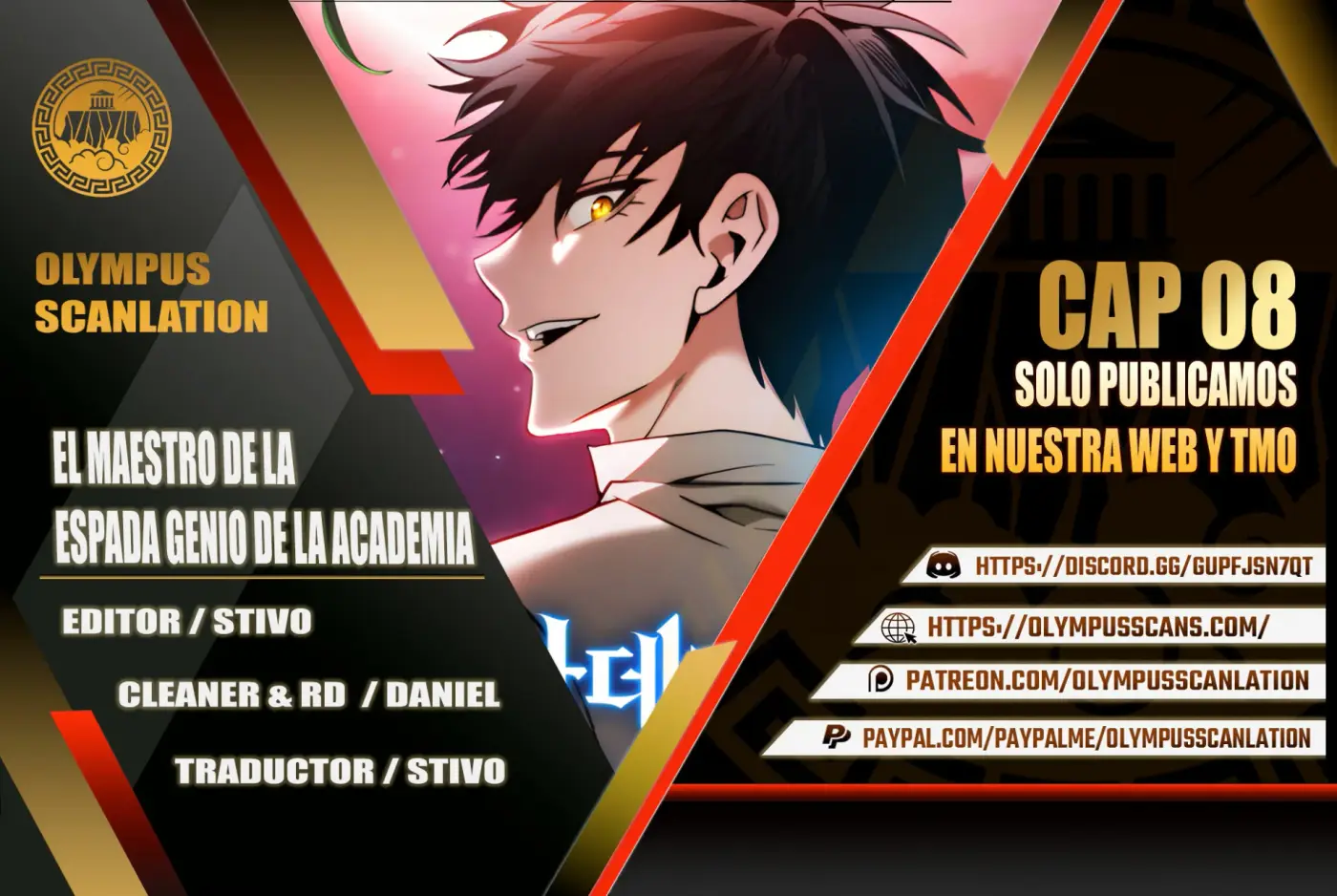 Maestro de la espada devorador de espadas capítulo 8, página 1