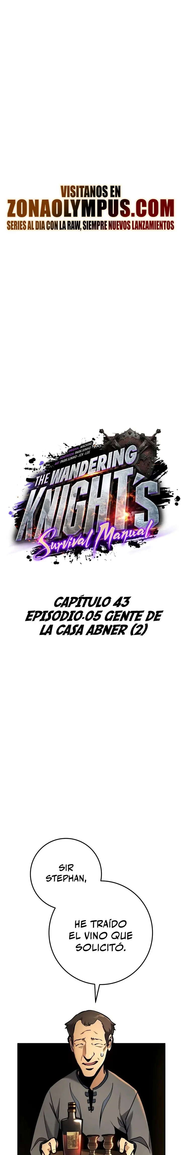 Manual de supervivencia del caballero errante capítulo 43, página 2