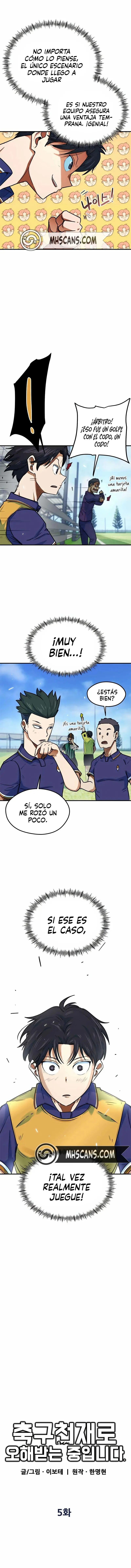 Me Confundieron con un Genio del Futbol capítulo 5, página 8