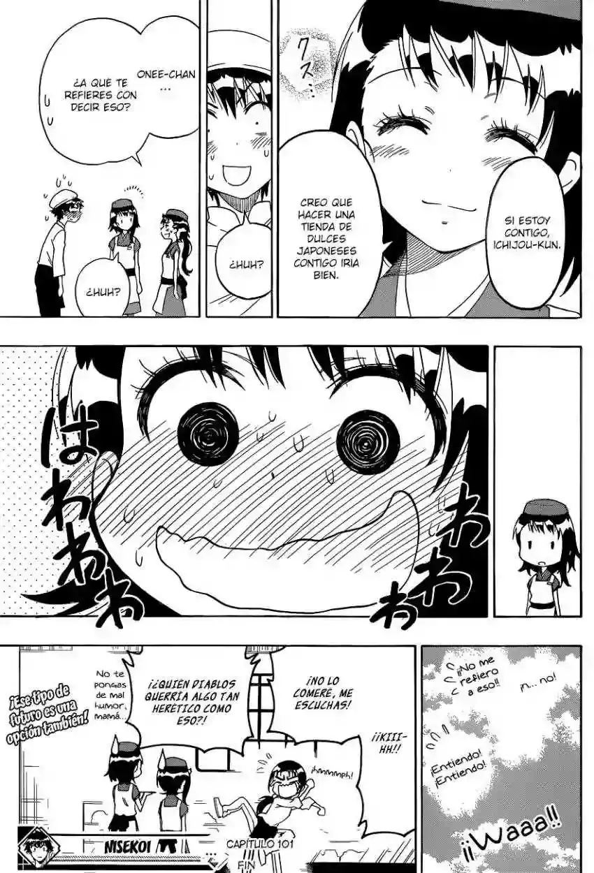 Nisekoi capítulo 101, página 22