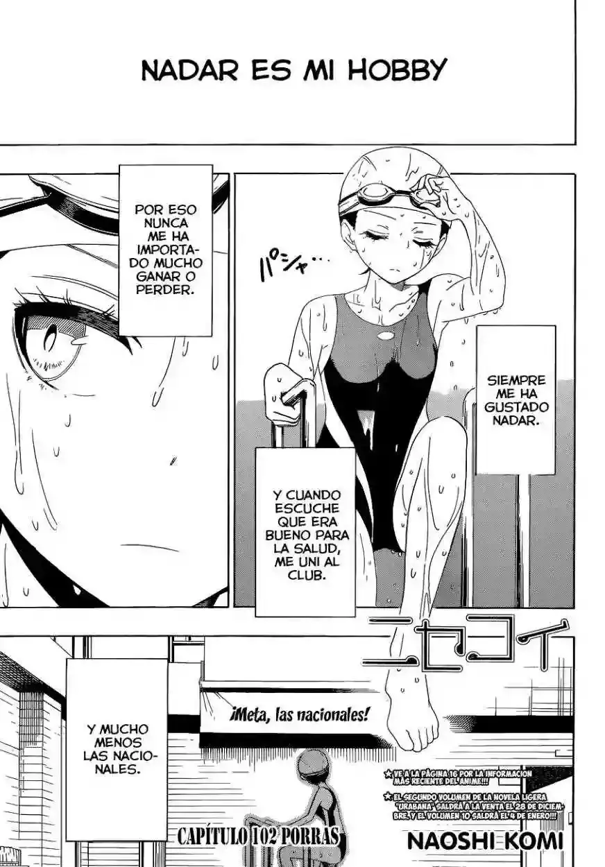 Nisekoi capítulo 102, página 4