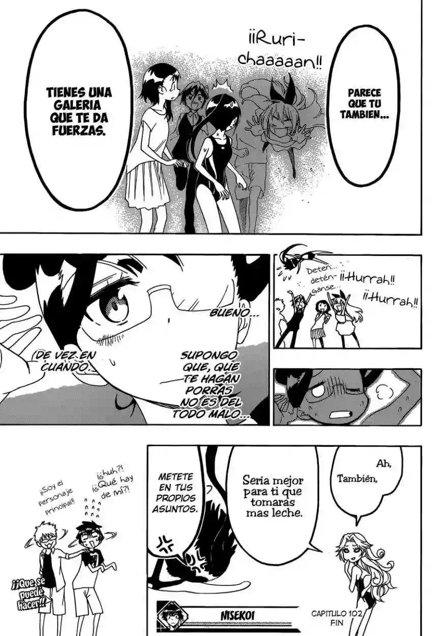 Nisekoi capítulo 102, página 22
