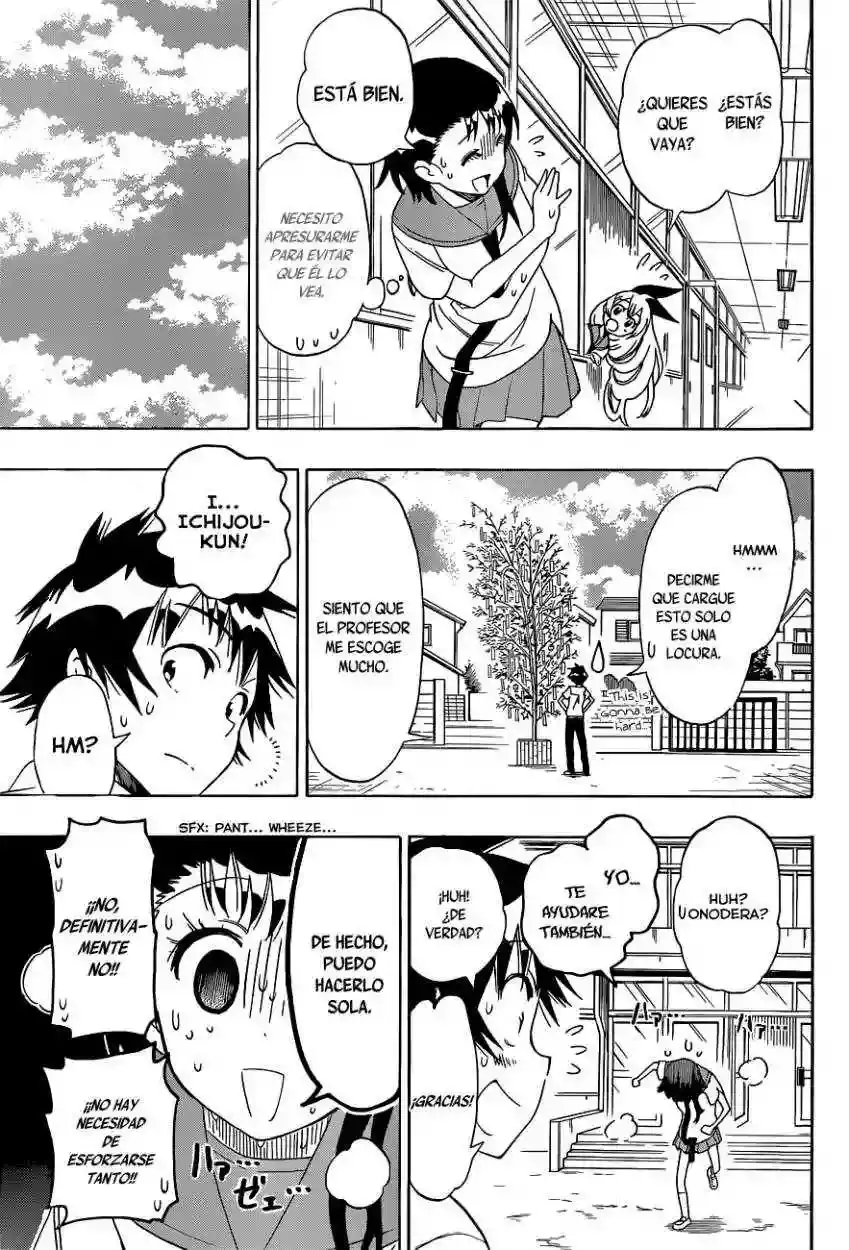 Nisekoi capítulo 105, página 13