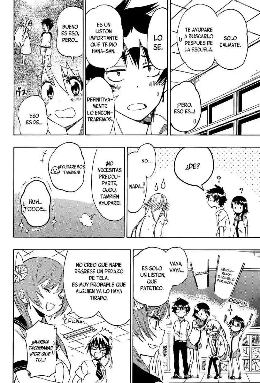 Nisekoi capítulo 106, página 4