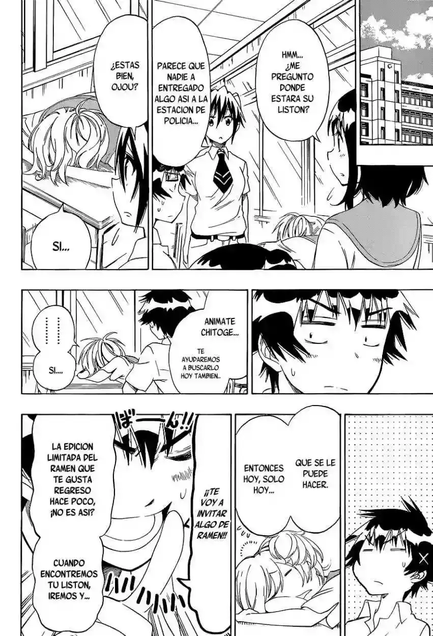 Nisekoi capítulo 106, página 6