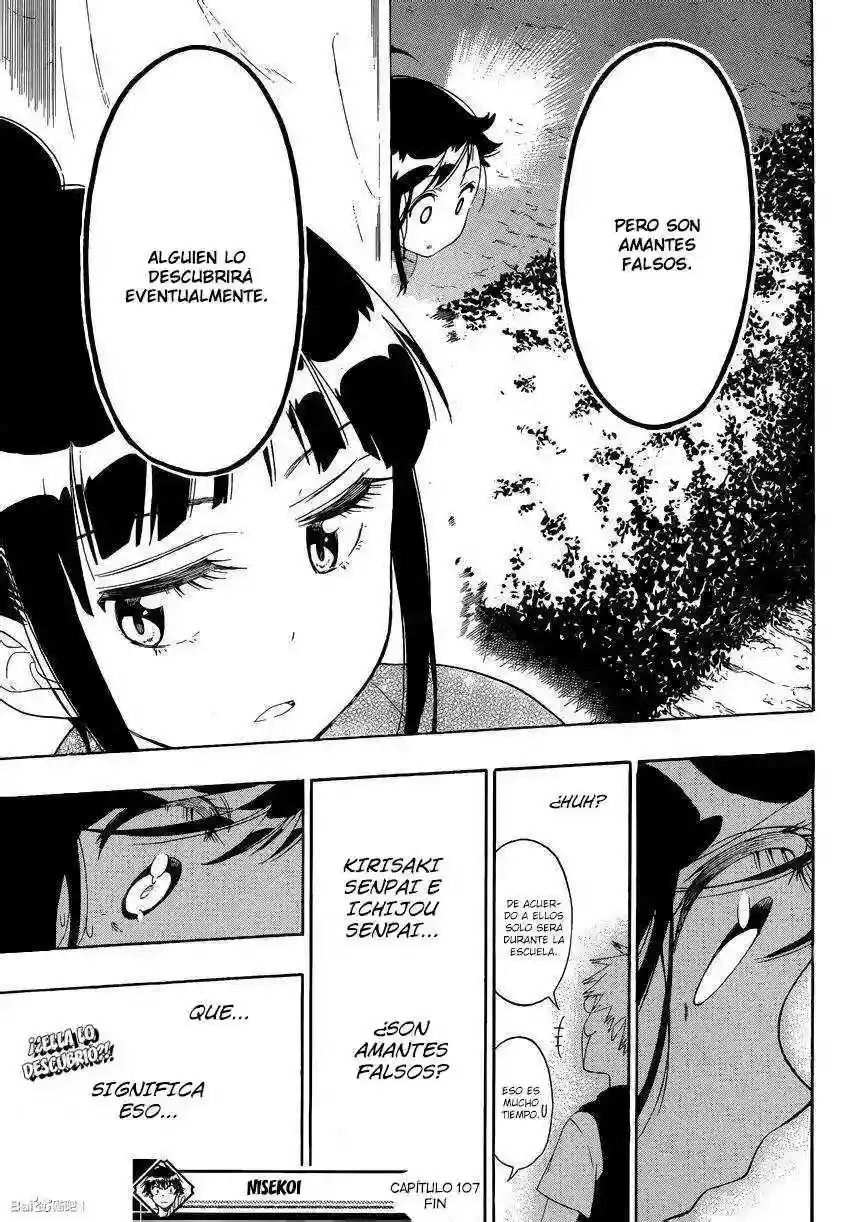 Nisekoi capítulo 107, página 20
