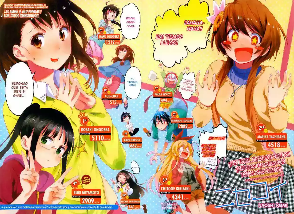 Nisekoi capítulo 109, página 5