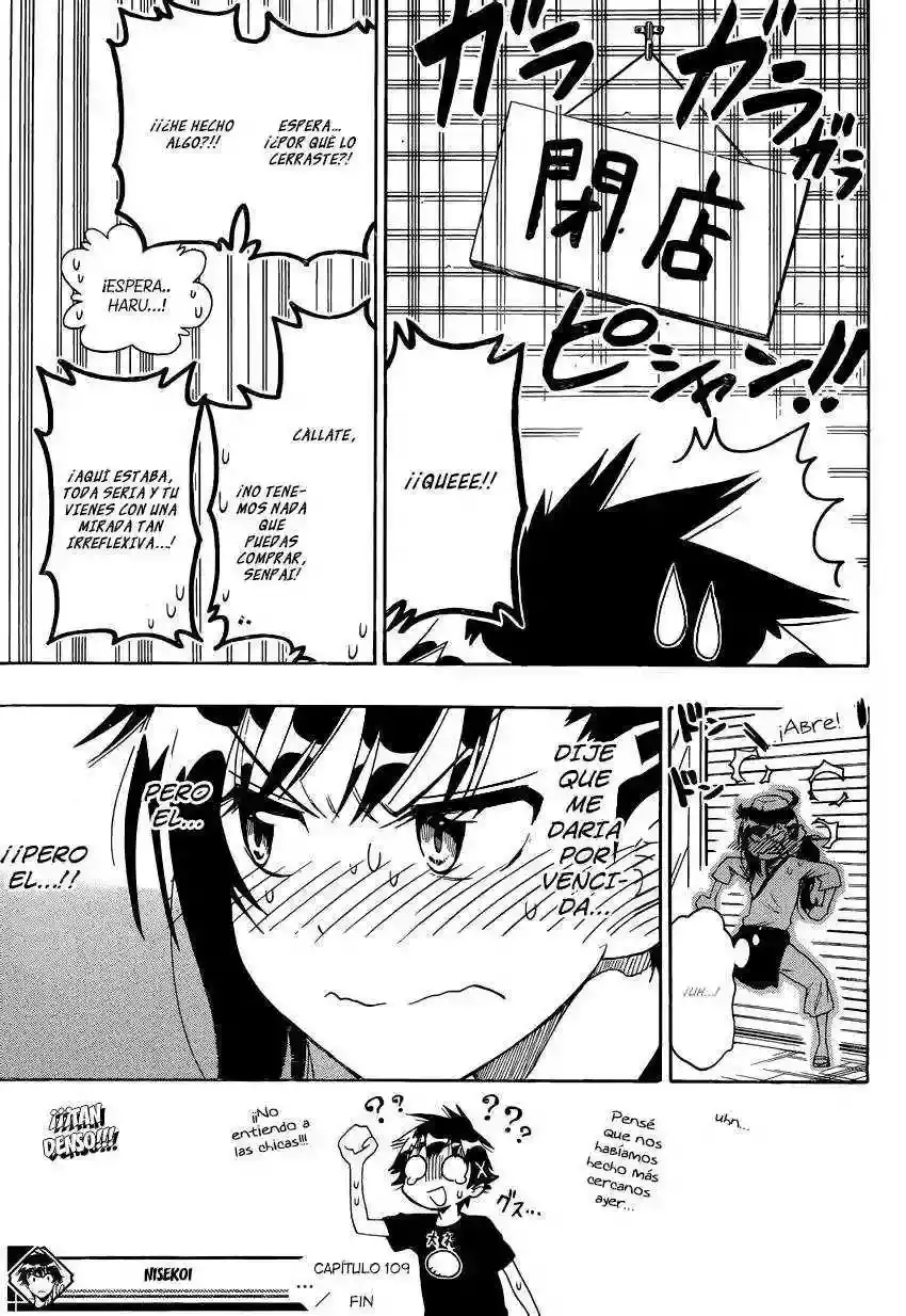 Nisekoi capítulo 109, página 25