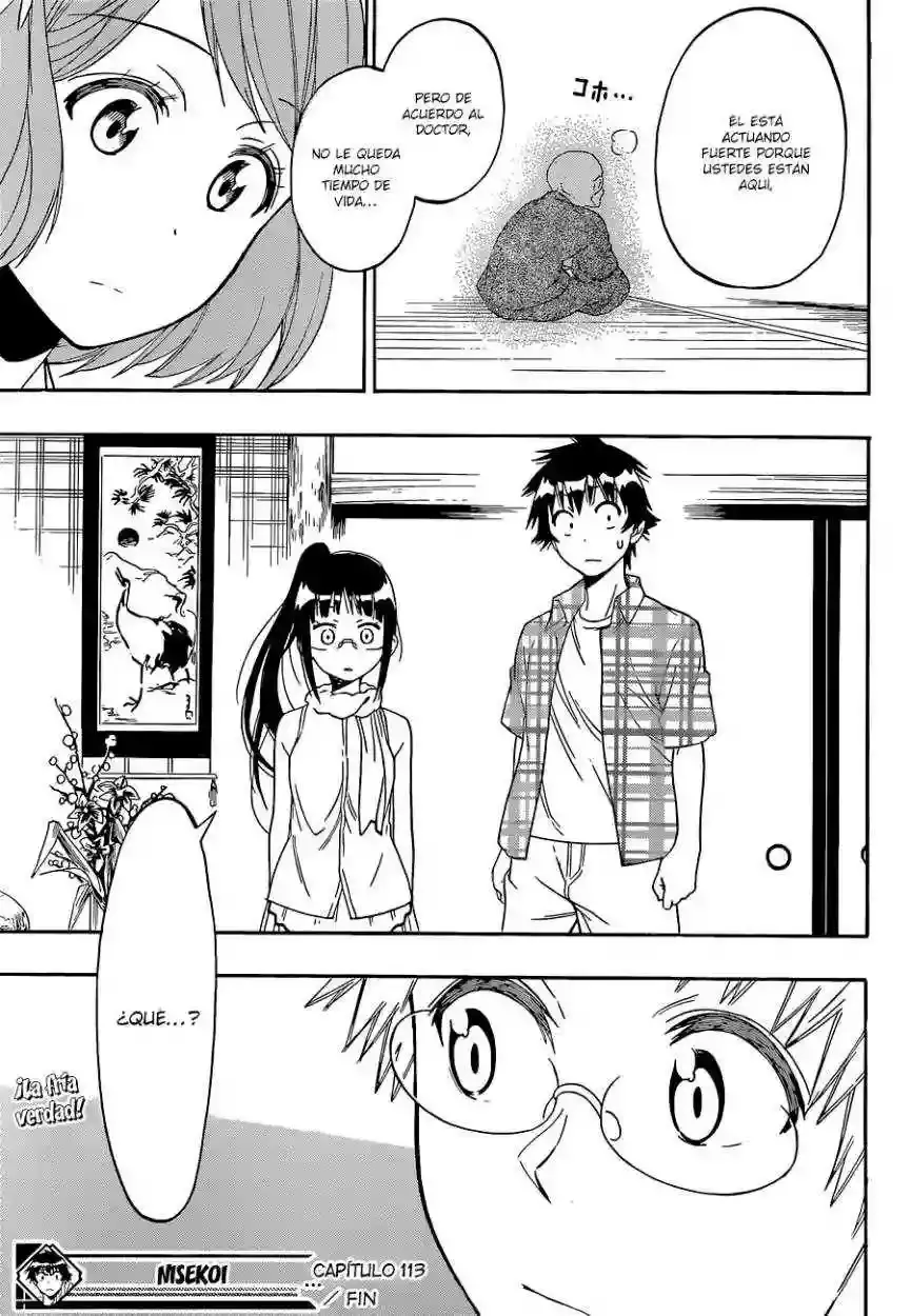 Nisekoi capítulo 113, página 24