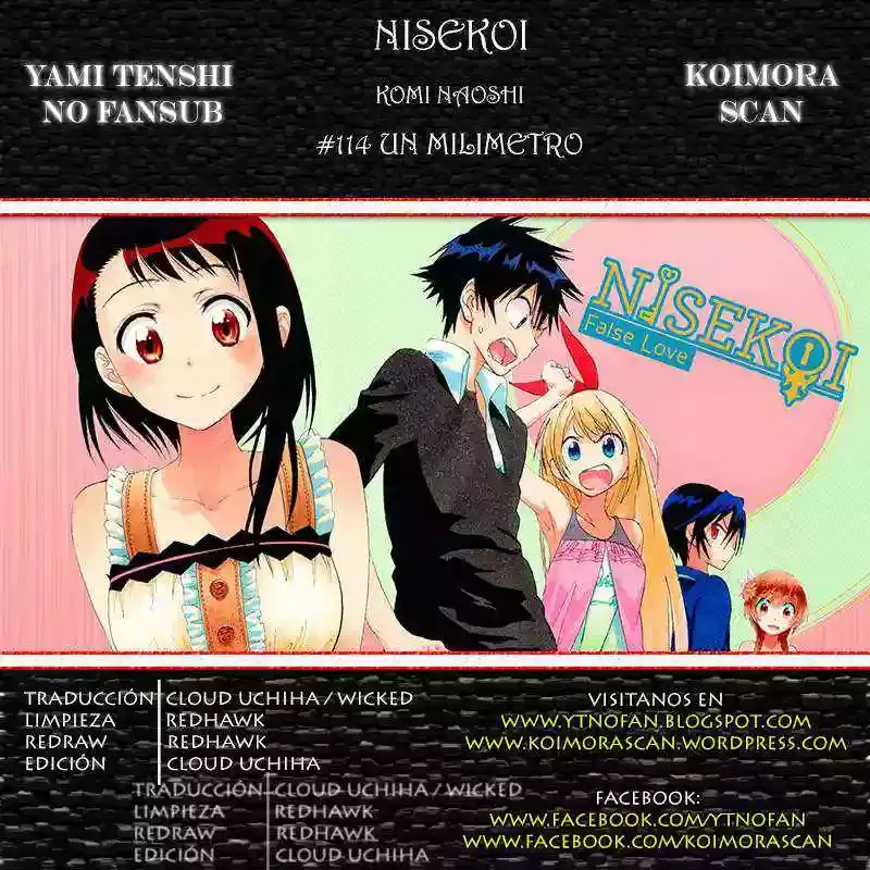 Nisekoi capítulo 114, página 1