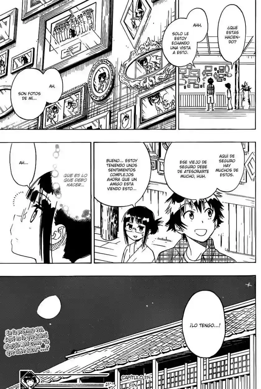 Nisekoi capítulo 114, página 22