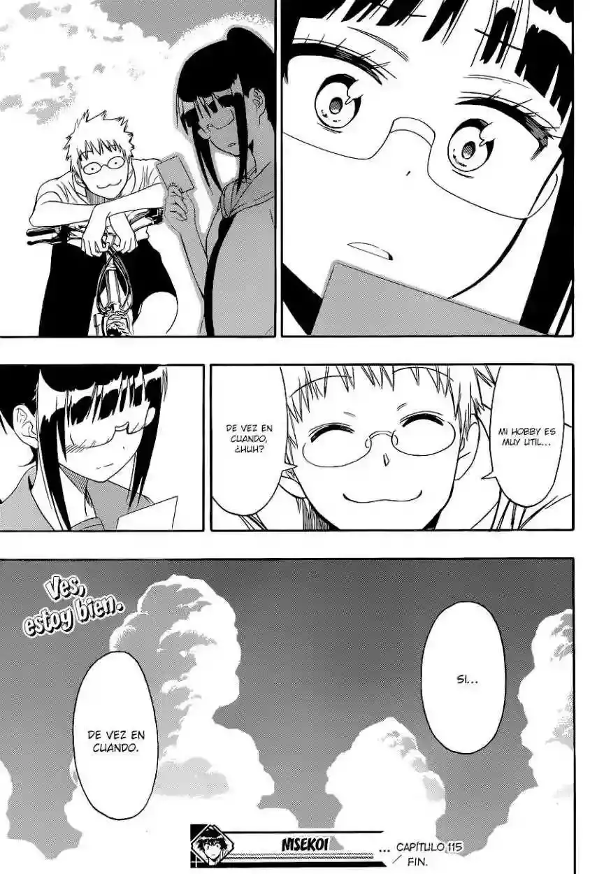 Nisekoi capítulo 115, página 22