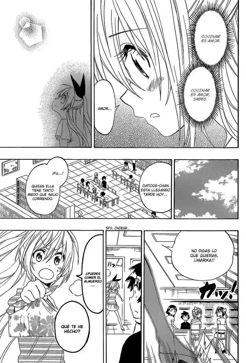 Nisekoi capítulo 116, página 20