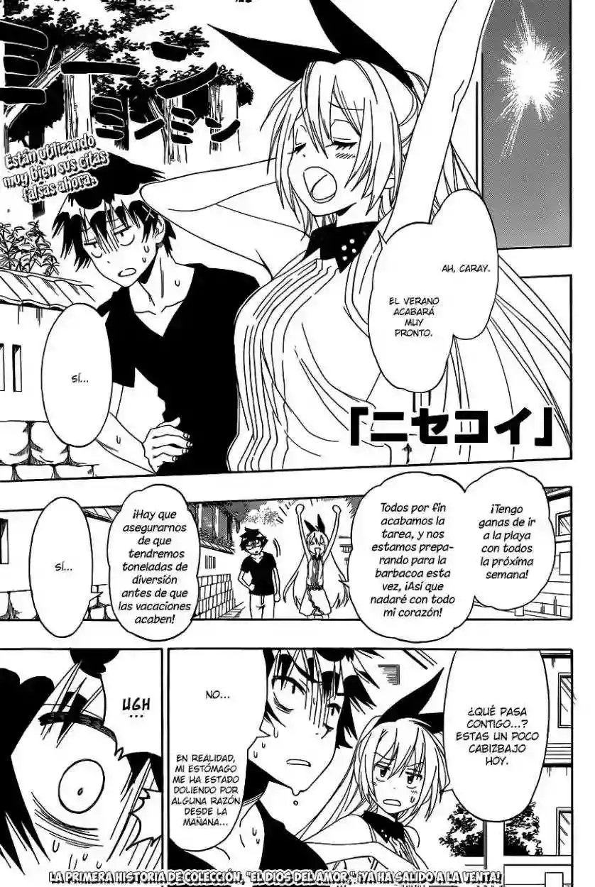 Nisekoi capítulo 117, página 3