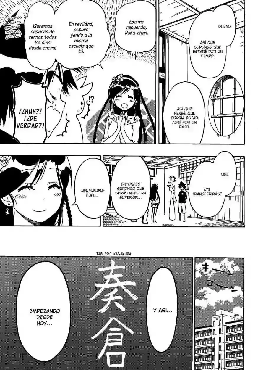 Nisekoi capítulo 118, página 20
