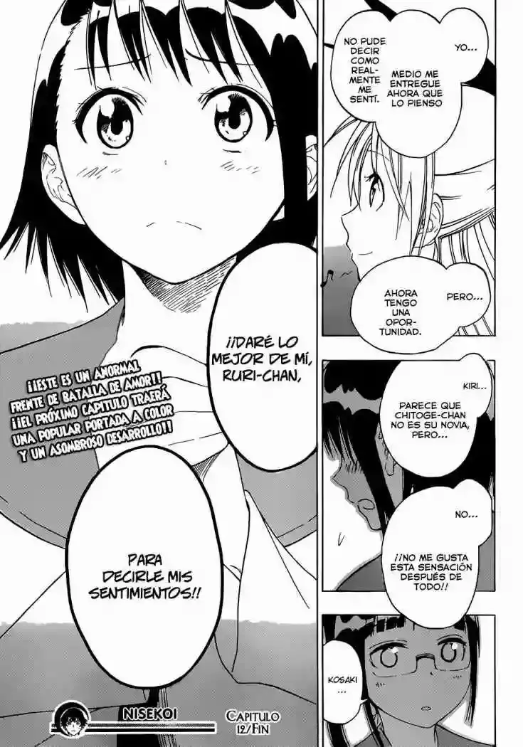 Nisekoi capítulo 12, página 20