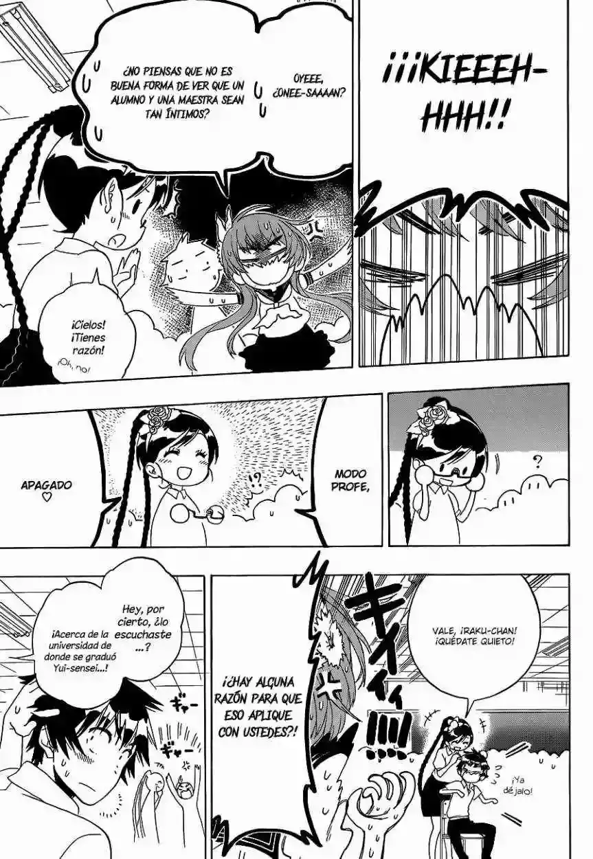 Nisekoi capítulo 121, página 15