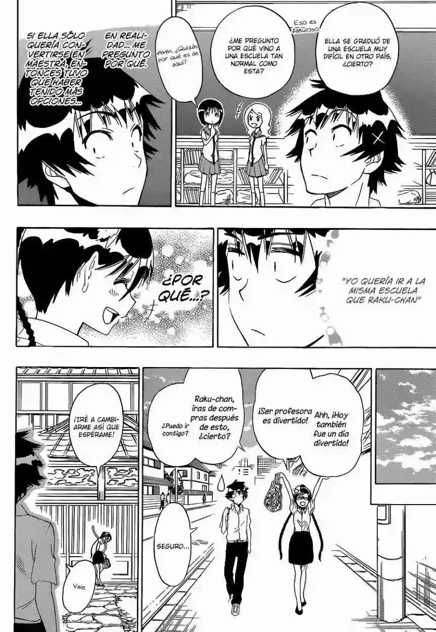 Nisekoi capítulo 121, página 16
