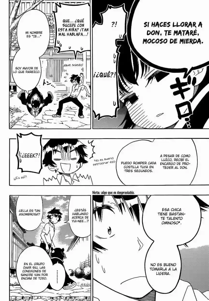 Nisekoi capítulo 121, página 18