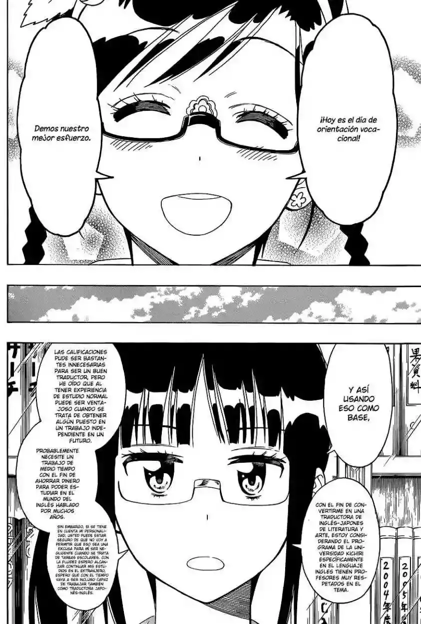 Nisekoi capítulo 122, página 6