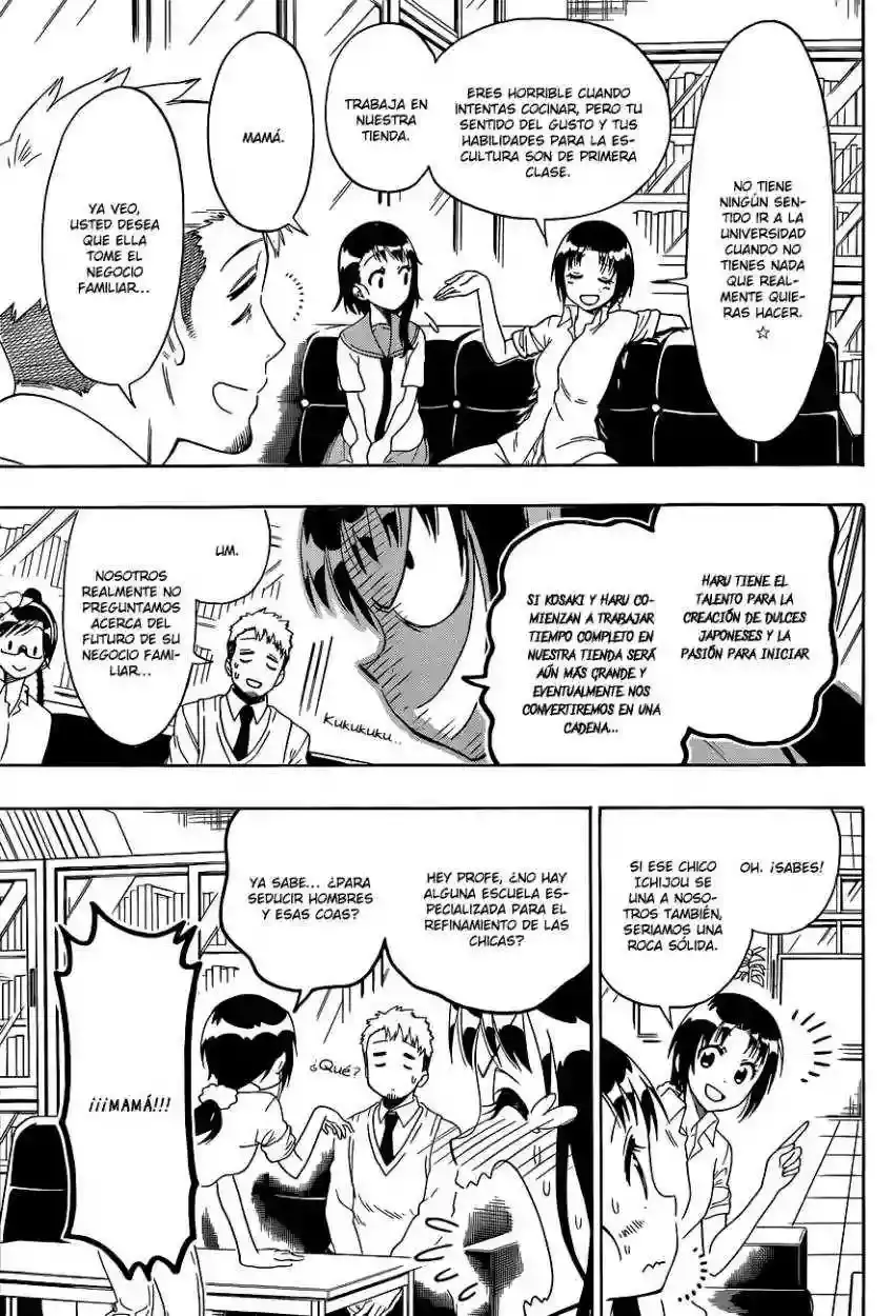 Nisekoi capítulo 122, página 15