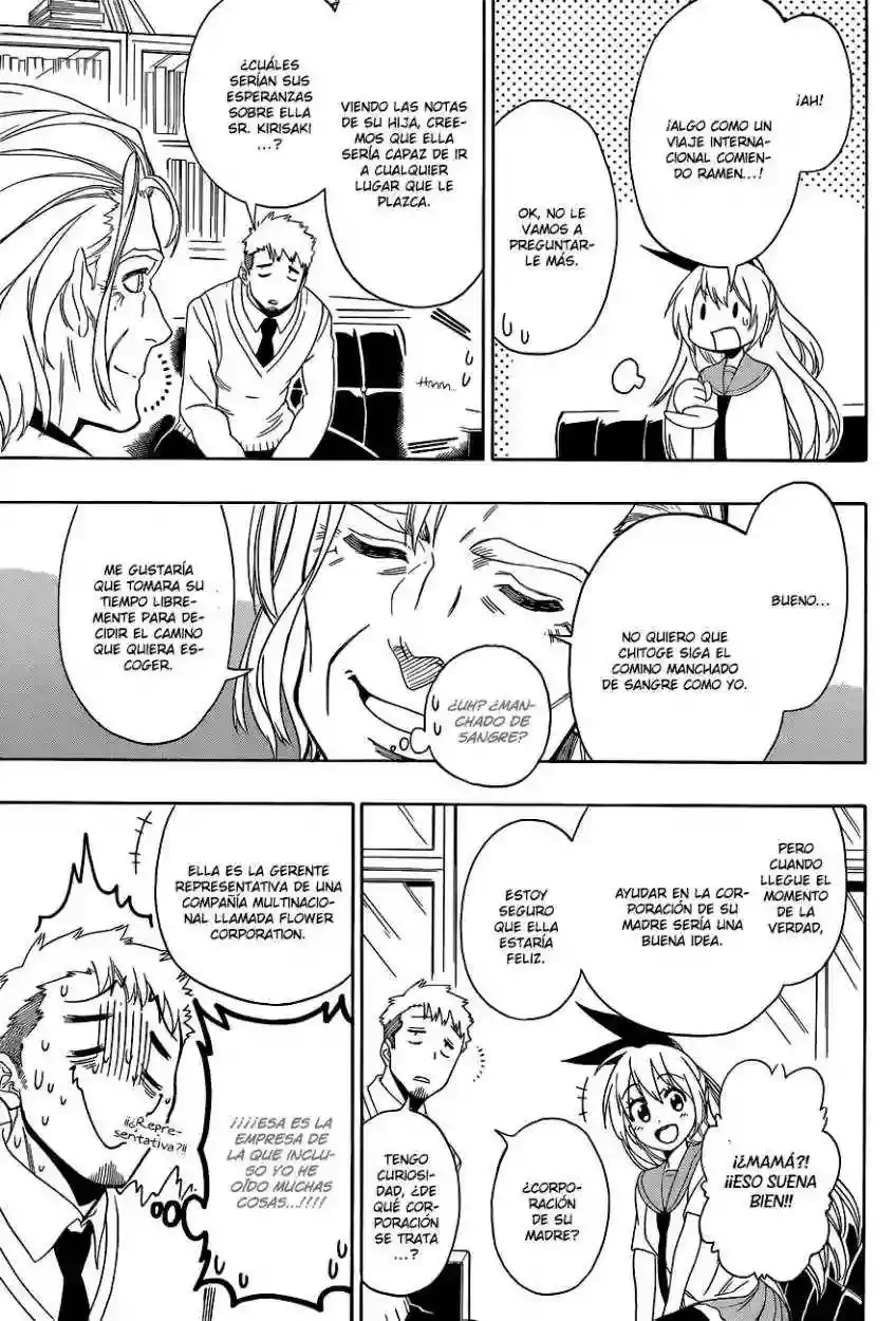 Nisekoi capítulo 122, página 17