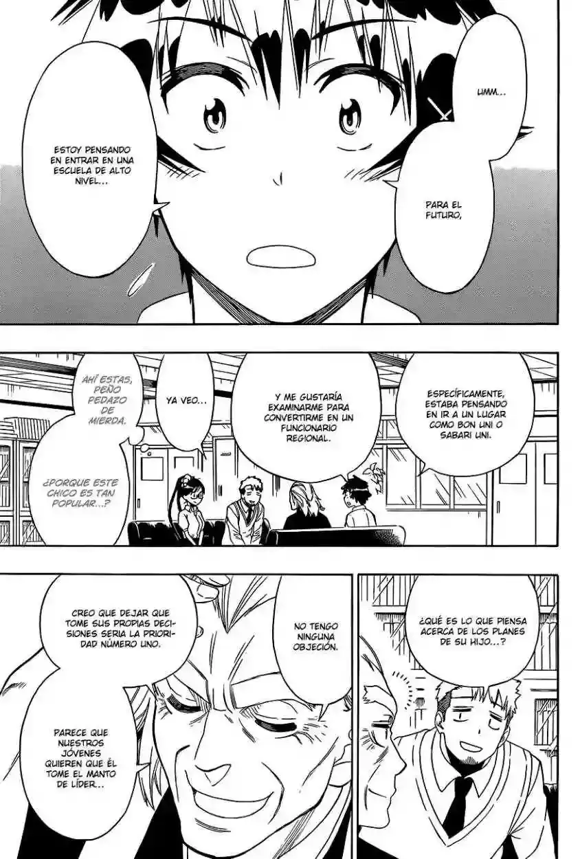 Nisekoi capítulo 122, página 19