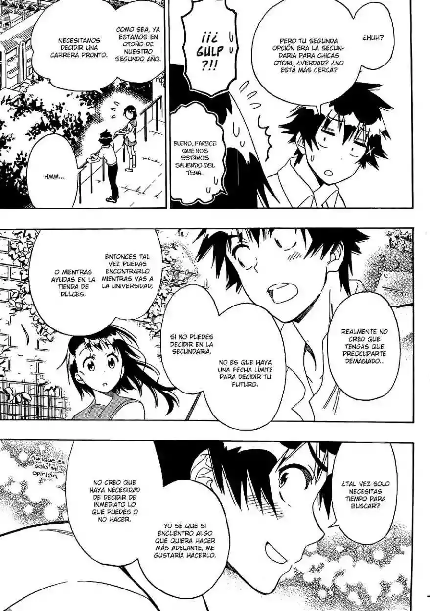 Nisekoi capítulo 123, página 18