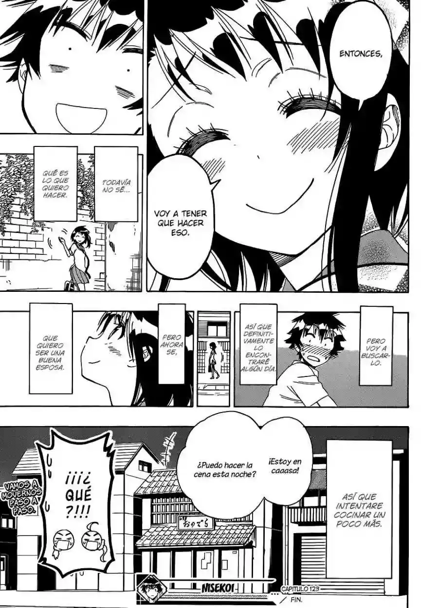 Nisekoi capítulo 123, página 22