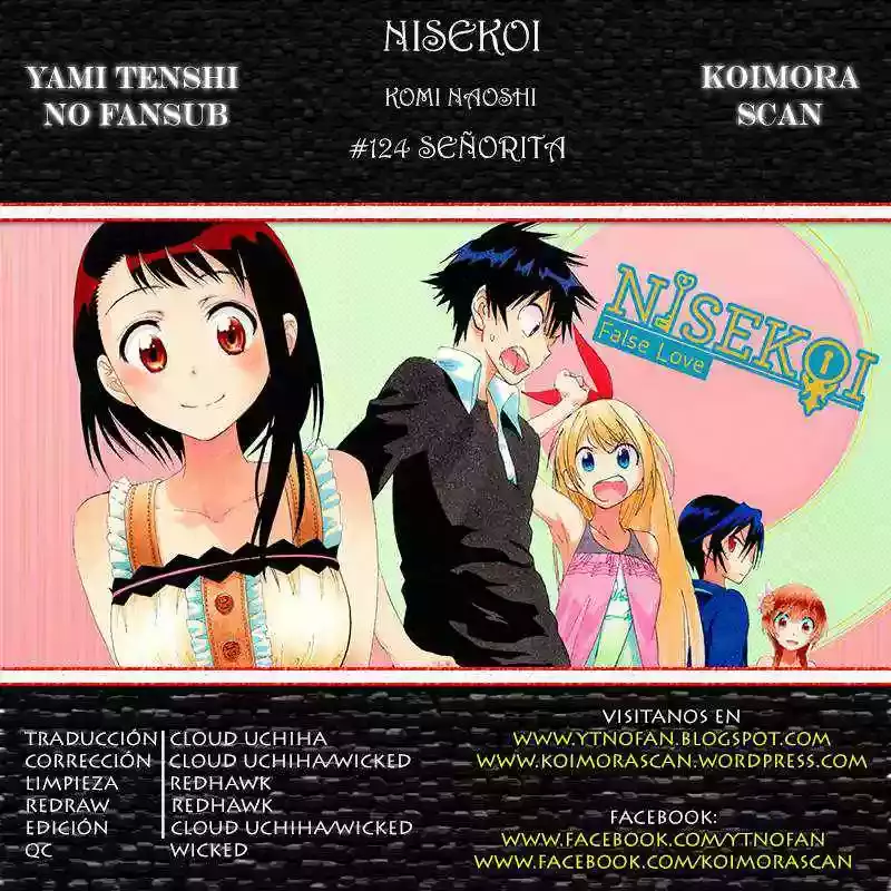 Nisekoi capítulo 124, página 1
