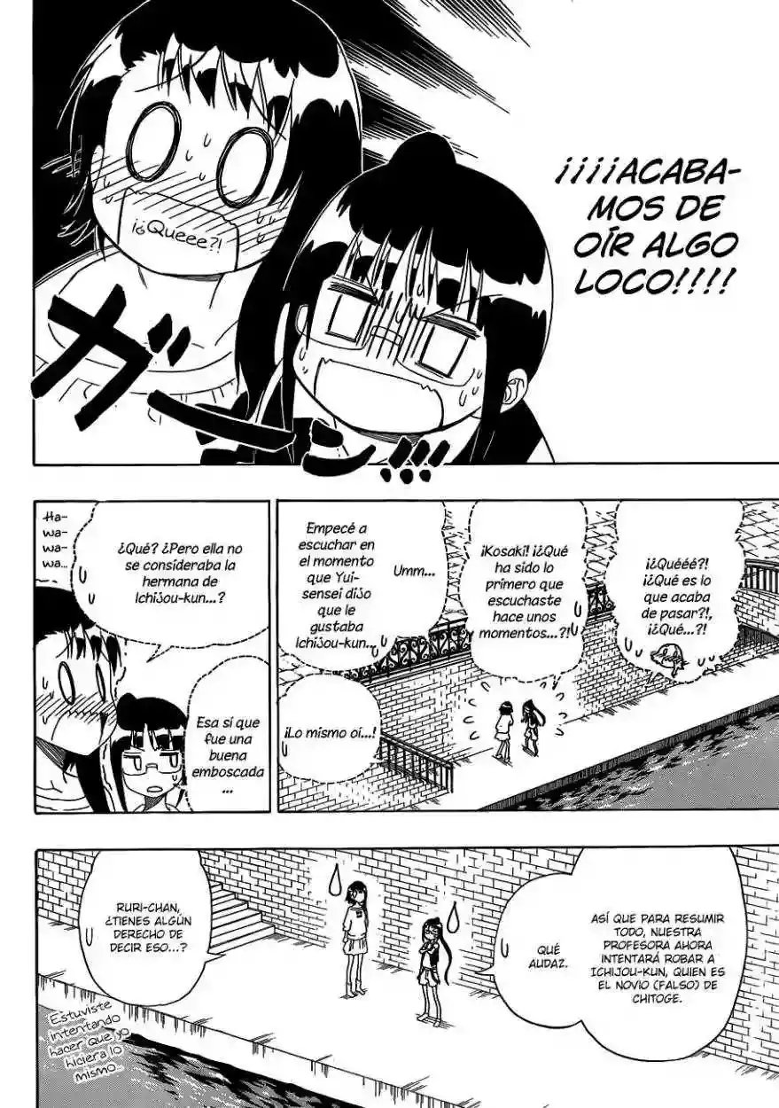 Nisekoi capítulo 126, página 19
