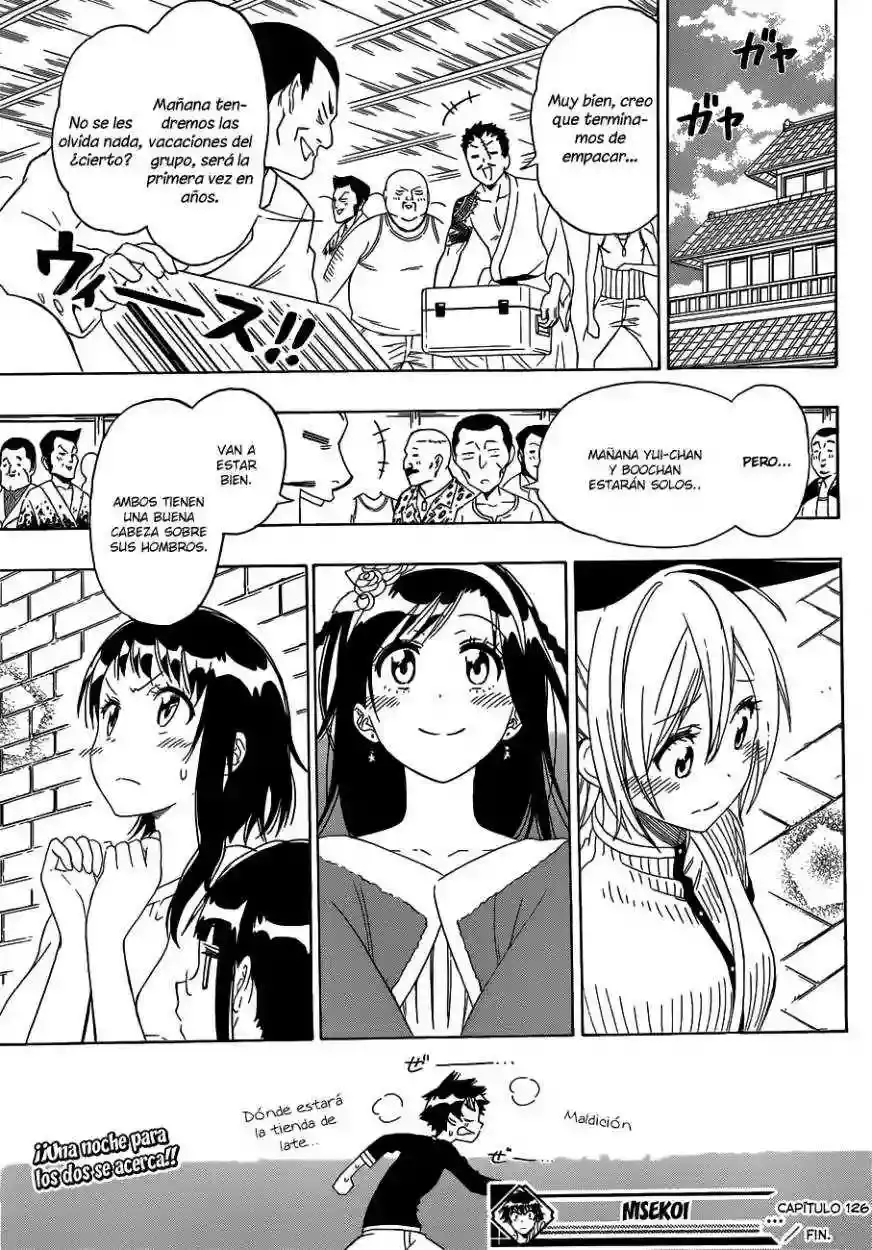 Nisekoi capítulo 126, página 22