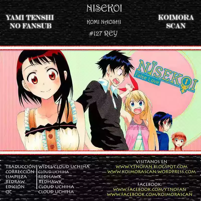 Nisekoi capítulo 127, página 1