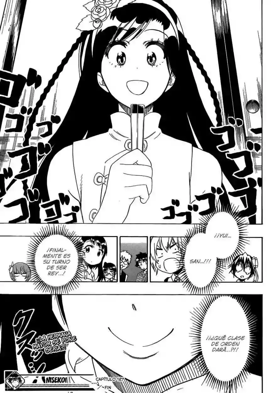 Nisekoi capítulo 127, página 22