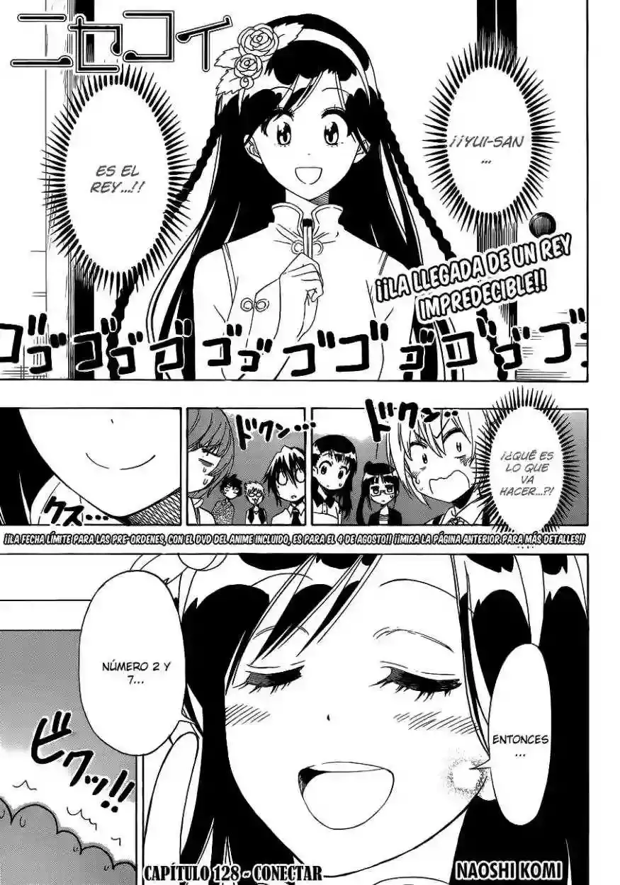 Nisekoi capítulo 128, página 4