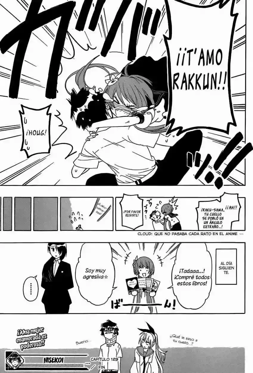 Nisekoi capítulo 129, página 22
