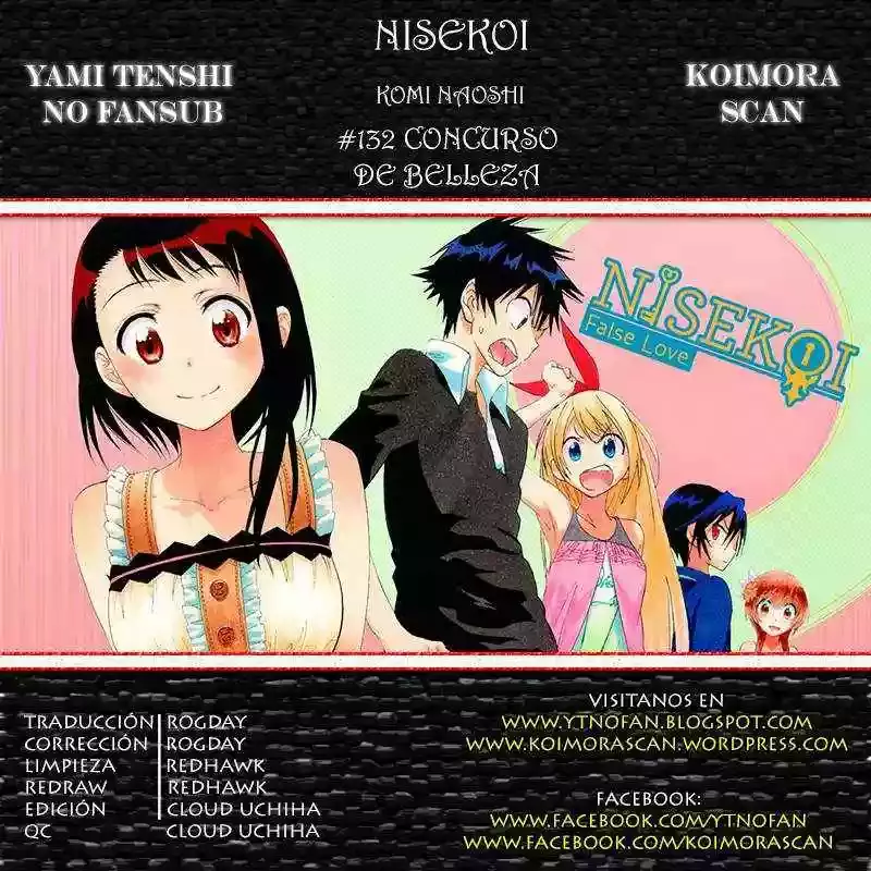 Nisekoi capítulo 132, página 1